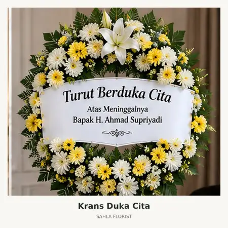 Krans Bunga Duka Luwu Timur